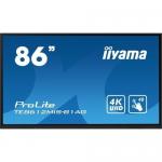 Display Interactiv Iiyama Seria ProLite TE8612MIS-B2AG, 86inch, 3840x2160pixeli, Black