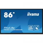 Display Interactiv Iiyama Seria ProLite TE8612MIS-B1AG, 86inch, 3840x2160pixeli, Black