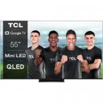 Televizor LED TCL Smart 75C835 Seria C835, 75inch, Ultra HD 4K, Black