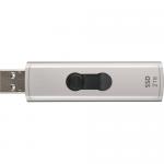 SSD portabil Transcend ESD320A, 2TB, USB-A, Soft Gray