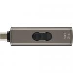 SSD portabil Transcend ESD330C, 2TB, USB-C, Dark Grayish Brown