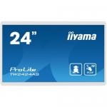 Display Interactiv Iiyama Seria ProLite TW2424AS-W1, 23.8inch, 1920x1080pixeli, White
