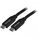 Cablu Startech USB2C5C4M, USB-C - USB-C, 4m, Black