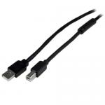 Cablu Startech USB2HAB65AC, USB 2.0 - USB-B, 20m, Black