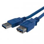 Cablu Startech USB3SEXT1M, USB 3.0 male - USB 3.0 female, 1m, Blue