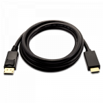 Cablu V7 V7DP2HD-02M-BLK-1E, DisplayPort - HDMI, 2m, Black