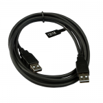 Cablu V7 V7USB2AA-01M-1E, USB male - USB male, 1m, Black