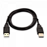Cablu V7 V7USB2AA-02M-1E, USB male - USB male, 2m, Black