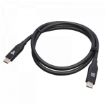 Cablu de date V7 V7USB4-80CM, USB-C - USB-C, 0.8m, Black