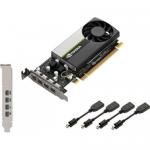 Placa video profesionala PNY nVidia Quadro T1000 4GB, GDDR6, 128bit, Low Profile