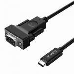Cablu Orico XC-205-18-BK, DVI - USB-C, 1.8m, Black