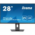 Monitor LED Iiyama XUB2893UHSU-B5, 28inch, 3840x2160, 3ms GTG, Black