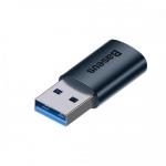 Adaptor Baseus Ingenuity Series Mini OTG, USB - USB-C, Blue