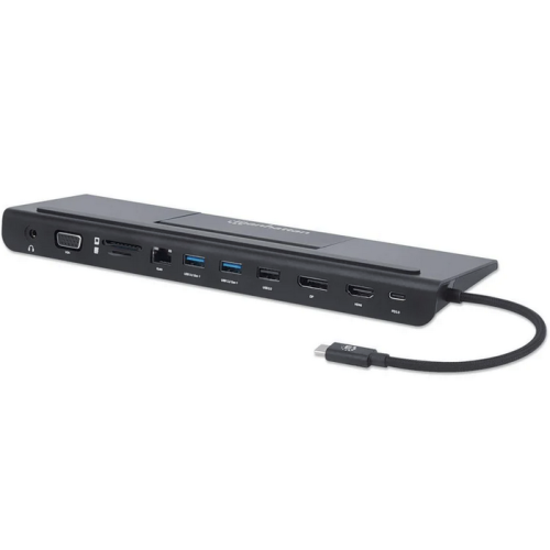 Docking Station Manhattan 11-in-1 153478, Black