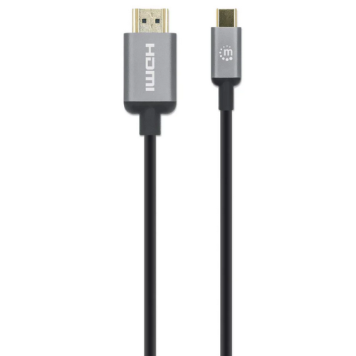 Cablu Manhattan 153591, USB-C male - HDMI male, 1 m, Black