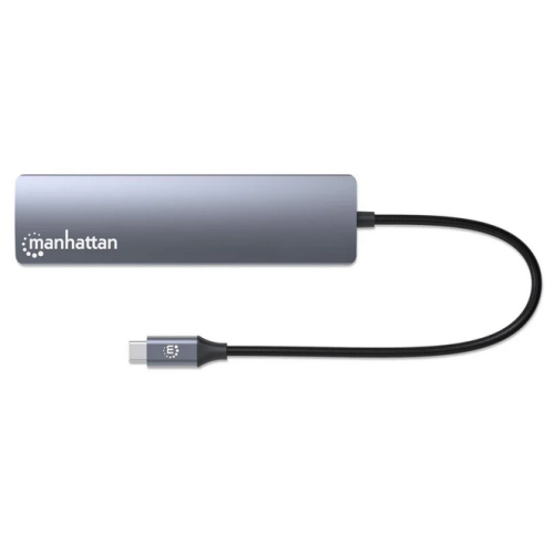 Docking Station Manhattan 7-in-1 153966, Silver