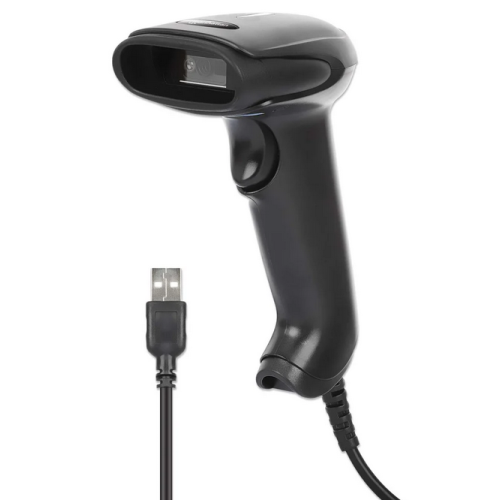 Cititor coduri de bare Manhattan 153997, 2D, USB-A, Black