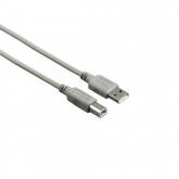 Cablu Hama 00029099, USB 2.0 - USB-B, 1.8m, White