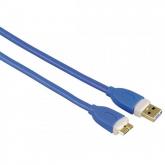 Cablu Hama 00039682, USB 3.0 - micro USB-B, 1.8m, Blue