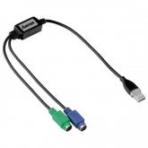 Cablu convertor Hama 00039709, USB - PS/2, Black