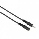 Cablu audio Hama 00043300, 3.5mm male - 3.5mm female, 2.5m, Black