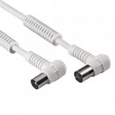 Cablu coaxial Hama 00043577, 5m, White