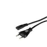 Cablu alimentare Hama 00044225, Euro plug - 2pini, 1.5m, Black