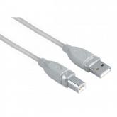 Cablu Hama 00045021, USB 2.0 - USB-B, 1.8m, Gray