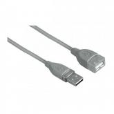 Cablu Hama 00045027, USB - USB female, 1.8m, Gray