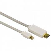 Cablu Hama 00053220, Mini Displayport - HDMI, 1.5m, White
