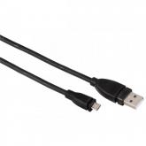 Cablu de date Hama 00054587, USB - microUSB, 0.75m, Black