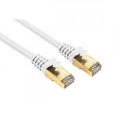 Patchcord Hama 00078410, Cat5e, STP, 10m, White