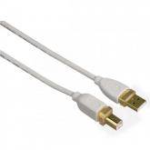 Cablu Hama 00078462, USB 2.0 - USB-B, 1.8m, White