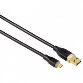 Cablu Hama 00078490, USB - Micro USB, 0.75m, Black