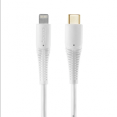 Cablu de date Hama 00086408, USB-C - Lightning, 1.5m, White