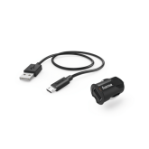 Incarcator auto Hama 00086420, 1 x USB-A, 5 V, 2.4 A, 12 W, Black