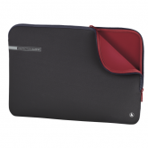 Husa Hama Neoprene pentru laptop de 11.6inch, Grey-Red