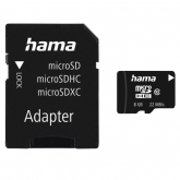 Memory Card microSDHC Hama 00108087 8GB, Class 10 + Adaptor SD