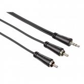 Cablu Hama 00122295, 3.5mm jack - 2x RCA, 1.5m, Black