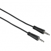 Cablu audio Hama 00122308, 3.5mm jack - 3.5mm jack, 1.5m, Black