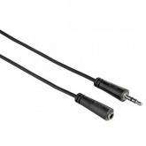 Cablu audio Hama 00122313, 3.5mm jack - 3.5mm jack, 1.5m, Black