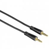 Cablu audio Hama 00122320, 3.5mm jack - 3.5mm jack, 5m, Black