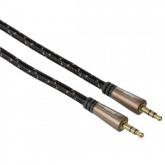 Cablu audio Hama 00122328, 3.5mm jack - 3.5mm jack, 3m, Gray