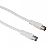 Cablu coaxial Hama 00122402, 3m, White
