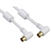 Cablu coaxial Hama 00122418, 1.5m, White