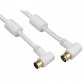 Cablu coaxial Hama 00122419, 3m, White