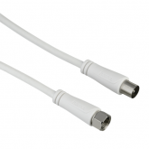 Cablu coaxial Hama 00122432, 1.5m, White