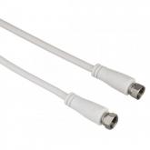 Cablu coaxial Hama 00122503, 10m, White