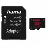 Memory Card microSDHC Hama 00123978 32GB, Class 10, UHS-I U3, V30 + Adaptor SD