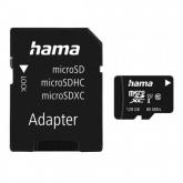 Memory Card microSDXC Hama 00124160 128GB, Class 10, UHS-I U1, V10 + Adaptor SD
